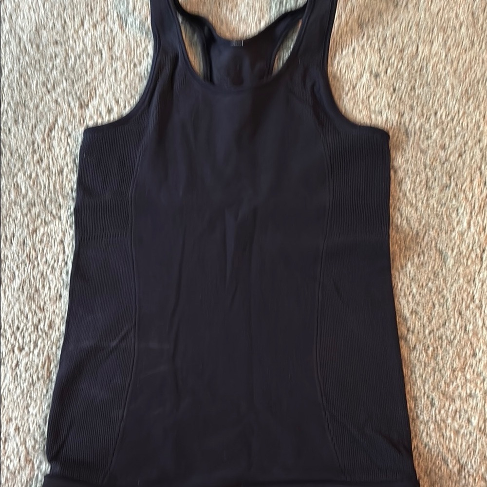 Lululemon Athletica Black Fitted Tank Top